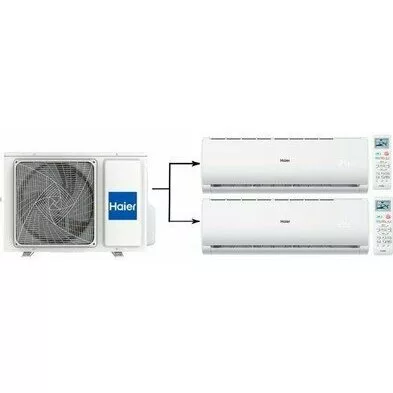 Мульти сплит система на 2 комнаты HAIER 2U40S2SM1FA/AS20PS1HRA-M*2шт