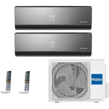 Внешний блок мульти сплит-системы на 2 комнаты HAIER 2U40S2SM1FA/AS09NS6ERA-B /AS12NS6ERA-B