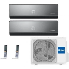 Внешний блок мульти сплит-системы на 2 комнаты HAIER 2U40S2SM1FA/AS09NS6ERA-B /AS12NS6ERA-B
