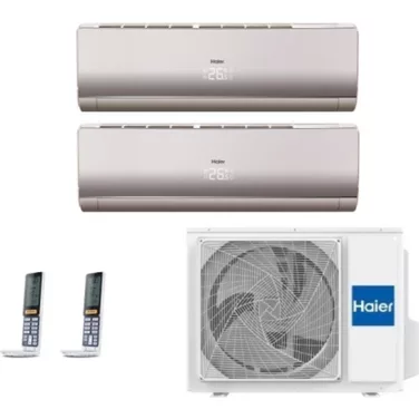 Внешний блок мульти сплит-системы на 2 комнаты HAIER 2U40S2SM1FA/AS09NS6ERA-G/AS12NS6ERA-G