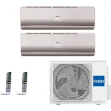Внешний блок мульти сплит-системы на 2 комнаты HAIER 2U40S2SM1FA/AS09NS6ERA-G/AS12NS6ERA-G