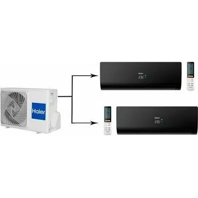 Мульти сплит система на 2 комнаты HAIER 2U40S2SM1FA/AS25S2SF1FA-B*2шт