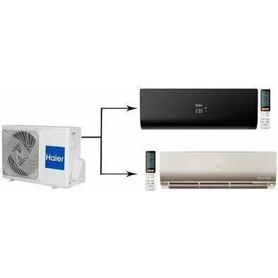 Мульти сплит система на 2 комнаты HAIER 2U40S2SM1FA/AS25S2SF1FA-G/AS25S2SF1FA-B
