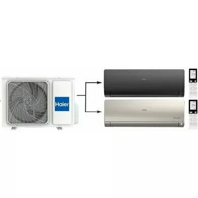 Мульти сплит система на 2 комнаты HAIER 2U40S2SM1FA/AS25S2SF2FA-G/AS25S2SF2FA-B