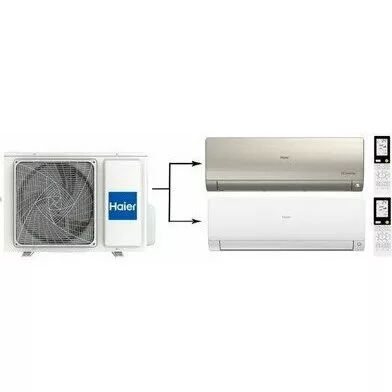 Мульти сплит система на 2 комнаты HAIER 2U40S2SM1FA/AS25S2SF2FA-W/AS25S2SF2FA-G