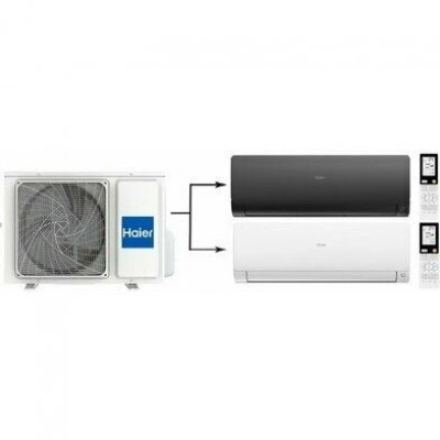 Мульти сплит система на 2 комнаты HAIER 2U40S2SM1FA/AS25S2SF2FA-W/AS35S2SF2FA-B