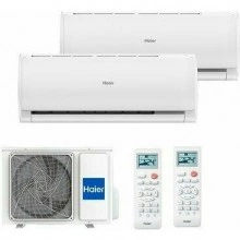 Мульти сплит система на 2 комнаты HAIER 2U50S2SM1FA-3/AS07TS6HRA-M/AS09TS6HRA-M