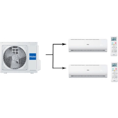 Мульти сплит система на 2 комнаты HAIER 2U50S2SM1FA-3/AS07TS6HRA-M/AS18TS5HRA-M