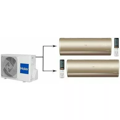 Мульти сплит система на 2 комнаты HAIER 2U50S2SM1FA-3/AS25S2SJ1FA-G/AS50S2SJ1FA-G Мульти сплит система на 2 комнаты HAIER 2U50S2SM1FA-3/AS25S2SJ1FA-G/AS50S2SJ1FA-G