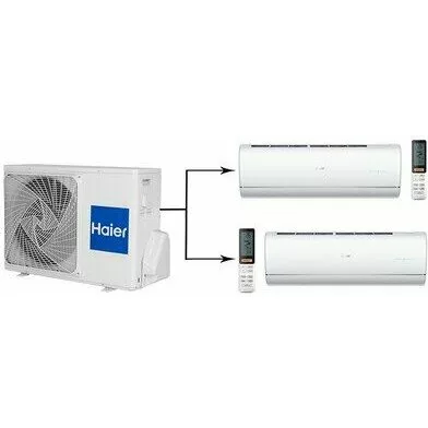 Мульти сплит система на 2 комнаты HAIER 2U50S2SM1FA-3/AS25S2SJ1FA-W/AS50S2SJ1FA-W Мульти сплит система на 2 комнаты HAIER 2U50S2SM1FA-3/AS25S2SJ1FA-W/AS50S2SJ1FA-W