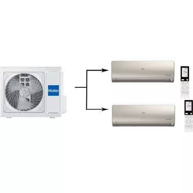 Мульти сплит система на 2 комнаты HAIER 2U50S2SM1FA-3/AS35S2SF2FA-G*2шт Мульти сплит система на 2 комнаты HAIER 2U50S2SM1FA-3/AS35S2SF2FA-G*2шт
