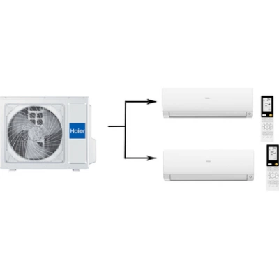 Мульти сплит система на 2 комнаты HAIER 2U50S2SM1FA-3/AS35S2SF2FA-W*2шт
