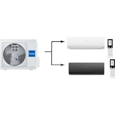 Мульти сплит система на 2 комнаты HAIER 2U50S2SM1FA-3/AS35S2SF2FA-W/AS35S2SF2FA-B