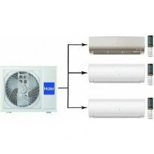 Мульти сплит система на 3 комнаты HAIER 3U70S2SR5FA/AS25S2SF2FA-G/AS25S2SF2FA-W*2шт