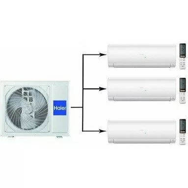 Мульти сплит система на 3 комнаты HAIER 3U70S2SR5FA/AS25S2SF2FA-W*3шт Мульти сплит система на 3 комнаты HAIER 3U70S2SR5FA/AS25S2SF2FA-W*3шт