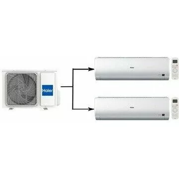 Мульти сплит-система на 2 комнаты HAIER Super Match N 2U40S2SM1FA/AS09BS4HRA*2шт Мульти сплит-система на 2 комнаты HAIER Super Match N 2U40S2SM1FA/AS09BS4HRA*2шт