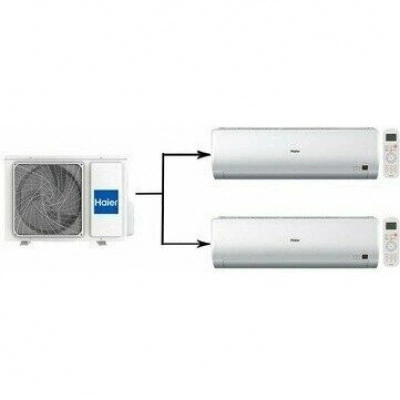 Мульти сплит-система на 2 комнаты HAIER Super Match N 2U40S2SM1FA/AS09BS4HRA*2шт