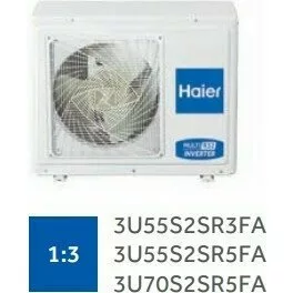 Внешний блок мульти сплит-системы на 3 комнаты HAIER 3U55S2SR5FA Внешний блок мульти сплит-системы на 3 комнаты HAIER 3U55S2SR5FA