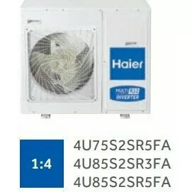 Внешний блок мульти сплит-системы на 4 комнаты HAIER 4U85S2SR5FA Внешний блок мульти сплит-системы на 4 комнаты HAIER 4U85S2SR5FA